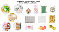 Machine d'emballage horizontale automatique pour lingettes humides, papier toilette, mouchoirs en papier, serviettes en papier