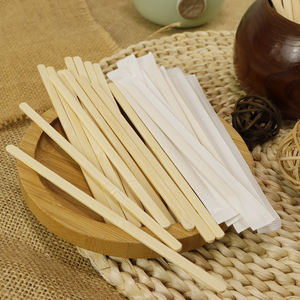 Agitateurs à café en bambou écologiques de haute qualité, design de bâtonnets à mélanger en bambou, outil à thé, logo personnalisé, moulins à café, dosettes de café - Product Image 1