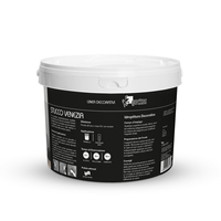 Peinture Acrylique Liquide Fabriquée en Italie Respectueuse de l'Environnement Stuc Décoratif Blanc Mat Imperméable Premium Facile à Appliquer au Pinceau