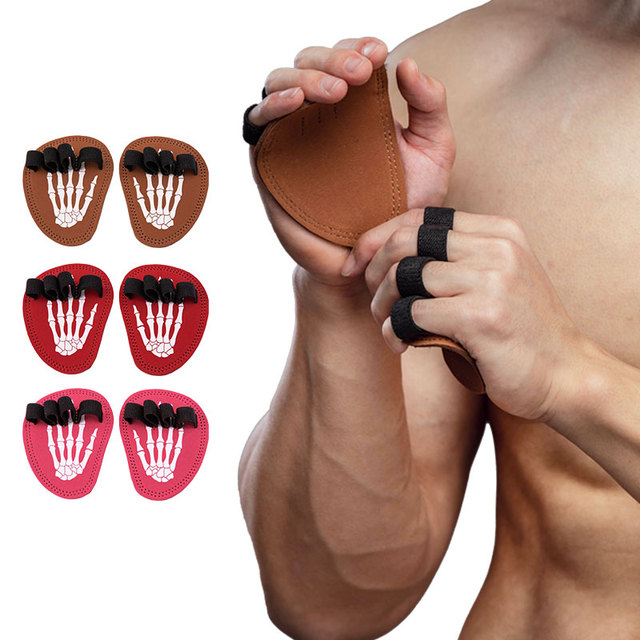 GJZ6341 High Quality Gymnastics Hand Grips Microfiber Palm Protection with 4 Holes Effective Weightlifting Accessory