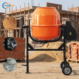 Bétonnière mobile / Petite bétonnière portative pour la maison et la préparation de béton sec à vendre au meilleur <span class=keywords><strong>prix</strong></span> - Product Image 1