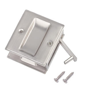 Tirette de <span class=keywords><strong>porte</strong></span> coulissante de haute qualité, remplacement de Passage ancien ou endommagé, tirette de <span class=keywords><strong>porte</strong></span> de poche de confidentialité noire sans <span class=keywords><strong>plaque</strong></span> d'interrupteur - Product Image 4