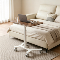 Table basse relevable portable moderne, petit bureau réglable pour salon et espace de travail