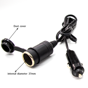 Vendita Diretta dalla Fabbrica Connettore DC Cavo a 2 Conduttori 20/22/24 AWG Cavo DC 5.5*2.1mm Tipo Spina Accendisigari Auto - Product Image 3