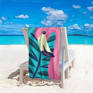 Toalla de Playa de Microfibra de Secado Rápido, Libre de Arena, Ligera y Súper Absorbente para Viajes, Piscina, Natación, Baño, Camping - Product Image 3