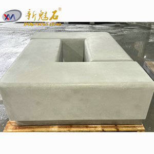 Nuevos Bancos de Arte Creativo Magic Stone, Hormigón UHPC de 3 cm de Espesor, para Parques y Plazas al Aire Libre - Product Image 2