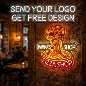 Enseigne au néon personnalisée, enseigne logo, enseigne publicitaire LED pour restaurant commercial, café et devanture de magasin - Product Image 1