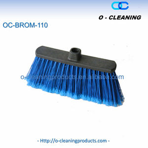 Tête de balai coudée en plastique pour le nettoyage en O, balai de sol à poils souples, brosse à récurer pour le nettoyage des sols à fil américain - Product Image 6