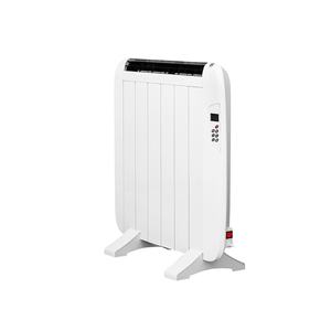 Emisor térmico de 900W en aluminio blanco, con control remoto, pantalla LCD y temporizador, mural y portátil, ideal para calefacción eficiente. - Product Image 1