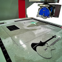 Hualong Machinery Hocheffiziente italienische CNC-Sawjet-Maschine für Marmorplatten-Wasserstrahlschnitt und 5-Achsen-Brückensäge für Granit