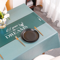 Nappe de Table en PVC à imprimés, nappe personnalisée avec support en tissu, 50 pièces
