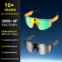 Lunettes de cyclisme intelligentes IA 2026 avec caméra 13MP, verres polarisés, enregistrement vidéo ChatGPT, lunettes de sport, traduction IA