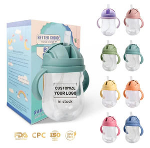 <span class=keywords><strong>Gobelet</strong></span> d'Eau <span class=keywords><strong>Personnalisé</strong></span> pour Enfant en PP, Biberon Anti-fuite pour Bébé et Tout-Petit, Tasse d'Apprentissage pour Bébé avec Poignée - Product Image 1