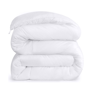 Tất cả các mùa trắng sang trọng siliconized fiberfill Duvet chèn thoải mái và mềm mại <span class=keywords><strong>Comforter</strong></span> - Product Image 1
