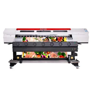 Geniş Format dijital tekstil sublime mürekkep püskürtmeli yazıcı ile Epson 4720 baskı kafası 1800mm