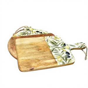 <b>Wooden</b> Rectangle Serving Chopping Board 1.5cm Thick Decorative Custom <b>Print</b> Eco-friendly Non-Toxic Dishwasher Safe Durable - Product Image 4