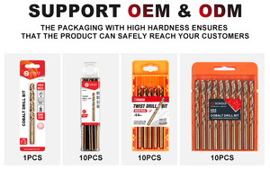 SongQi Din 338 HSS M35 Cobalt 5% Bộ Mũi Khoan Xoắn Hoàn Toàn Trên Mặt Đất Cho Thép Không Gỉ/Kim Loại/Inox - Product Image 5