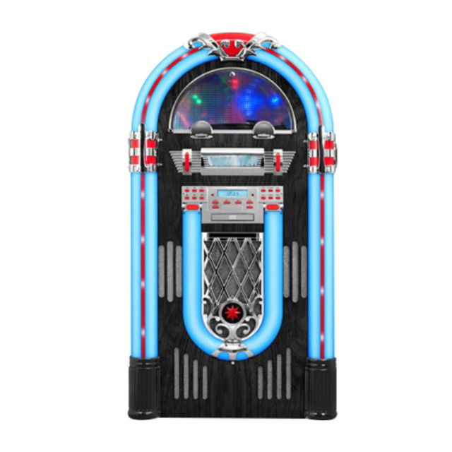 Retro Largest Rockolas Jukebox with Built in Blue-tooth Vinyl Lp Record Player CD FM AM USB AUX-IN High End Audio Speaker