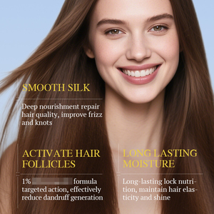 Après-shampoing lissant à la kératine biologique KORMESIC Private Label 265g, hydratant, favorisant la croissance des cheveux, traitement anti-chute de cheveux - Product Image 2