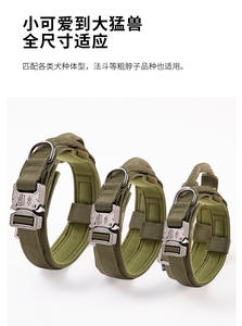 Collar de Perro Duradero Ajustable de Nailon para Entrenamiento, Collar Rotwell para Perros Medianos a Grandes, Pastores Alemanes - Product Image 3