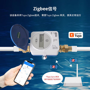 Smart Ultrasonic Water Meter 15mm 20mm 25mm Zigbee IP68 LCD Digital Display for Flow Rate Measurement - Product Image 2