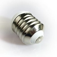 Convertisseur E40 vers E27, support de lampe LED, adaptateur d'ampoule, douille à vis E27 vers E40, support de lampe blanc