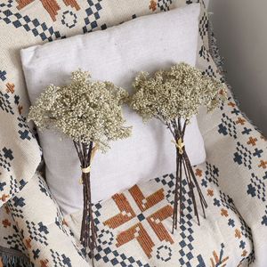 CallaFloral - Paquetes de Flores Artificiales de Arroz y Granos, Color Blanco y Verde, de Plástico, para Decoración de Bodas, Decoración del Hogar, Estilo INS - Product Image 1