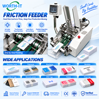 Alimentateur automatique de cartes de marque avec fonction de comptage, pour lignes de production industrielles, avec fonction de comptage par lots et de collation