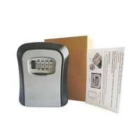 Boîte de rangement murale pour clés de voiture en plastique avec serrure à combinaison de sécurité