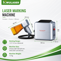 Machine de marquage laser à fibre portable, graveur laser portatif pour la traçabilité des pièces en acier, aluminium et cuivre