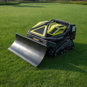 Tondeuse robotisée RC à chenilles en caoutchouc durable, moteur à essence, coupe-herbe tout-terrain pour usage commercial et aménagement paysager, livraison gratuite - Product Image 1