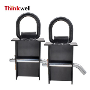 Thinkwell Stake Pocket D <b>Ring</b> 1/2 Inch Black Powder Coated For Trailers And Trucks - Product Image 2