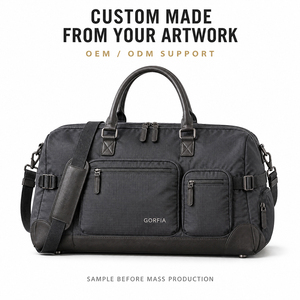 Nouveau Sac de Voyage de Luxe Gris 2027 Grande Capacité en Nylon Multi-Poches Sac à Dos de Voyage Vente en Gros Conception Personnalisée OEM - Product Image 1