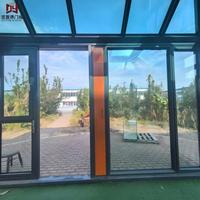 Ventanas Fijas de Techo a Piso de Aleación de Aluminio Modernas Max-View con Estilo de Apertura Abatible - Vidrio Templado Doble y Microventilación Integrada