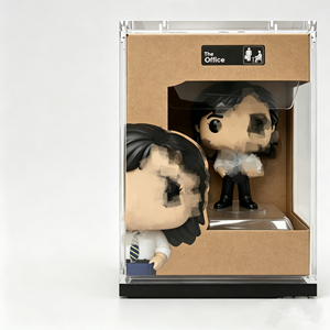 รองรับ OEM ODM กล่องอะคริลิคใสป้องกันเหลืองสำหรับเก็บสะสมฟิกเกอร์ <span class=keywords><strong>FUNKO</strong></span> <span class=keywords><strong>POP</strong></span> พร้อมไฟ LED แสดงสถานะ - Product Image 1