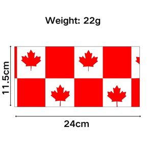 وشاح رأس رياضي من البوليستر بنمط العلم الوطني لمشجعي كأس أمريكا 2026 للولايات المتحدة وكندا والمكسيك، عصابة رأس مرنة بحافة عريضة - Product Image 4