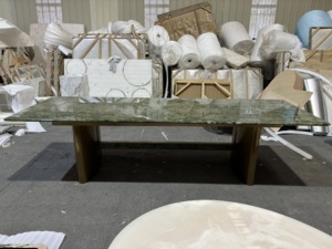 Encimeras de Cuarzo Verde Esmeralda, Piedra Natural Pulida, Encimeras Modernas Ecológicas para Hoteles, Cocinas, Mesas de Centro - Product Image 3