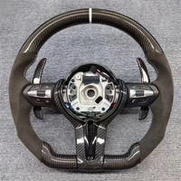 Volant sport modifié SOON TODA en fibre de carbone avec logo tricolore pour les modèles BMW de la série F F10 F15 F30 F32 F80 M4 M3