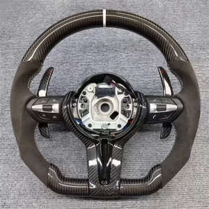 VOLANTE modificado deportivo con logotipo tricolor de fibra de carbono SOON TODA para modelos BMW serie F F10 F30 - Product Image 4