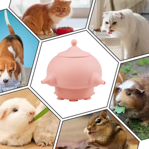 <span class=keywords><strong>Biberon</strong></span> de lait portable en silicone de qualité alimentaire de 200ml avec 4 tétines pour l'alimentation de plusieurs chiots, chats, chiens ou chatons - Product Image 4