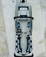 Bateau ponton en aluminium 7,6 m (25 pieds) Allsea Boat 2025 de Chine avec moteurs électriques hors-bord de qualité pour yachts, à vendre