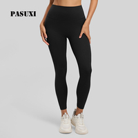 Pantalones de Yoga PASUXI sin Costuras de Cintura Alta con Control de Abdomen, Leggings con Efecto Push-Up, a Prueba de Sentadillas, Ropa Deportiva para Gimnasio y Fitness para Mujer