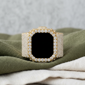 Couvre-lunette de montre de luxe, accessoires de montre personnalisés avec diamants, fabricant en gros - Product Image 1