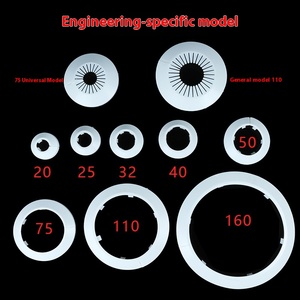 الصالح لتسخين المياه وتكييف الهواء غطاء مثقب جدار الأنابيب PP أنيق - Product Image 5