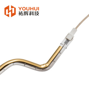 Lámpara de Calentamiento Infrarroja de Tubo Único Personalizada Visist, Chapada en Oro, de Onda Corta, para Uso Industrial, 45-480V, Modelo Alien - Product Image 1