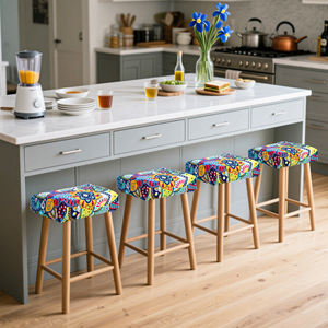 Housses <span class=keywords><strong>de</strong></span> tabourets Rectangle, housses <span class=keywords><strong>de</strong></span> <span class=keywords><strong>tabouret</strong></span> <span class=keywords><strong>de</strong></span> <span class=keywords><strong>bar</strong></span> rectangulaires imperméables imprimées extensibles Couverture <span class=keywords><strong>de</strong></span> <span class=keywords><strong>tabouret</strong></span> <span class=keywords><strong>de</strong></span> vanité élastique Comptoir amovible - Product Image 2