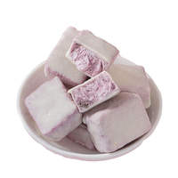 Gefreeze-droogde vruchten, gefreeze-droogde yoghurtblokjes, gemengde gedroogde vruchten, instant snack, bulk gefreeze-droogde Griekse yoghurt
