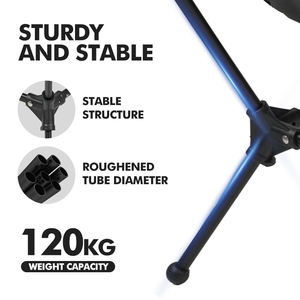 كرسي KingGear محمول في الهواء الطلق ، كرسي القمر خفيف للغاية قابل للطي من الألومنيوم للتخييم ، حقائب الظهر - Product Image 4