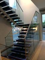 ABLinox Balkon Edelstahl-Geländer-Design Treppengeländer-Fabrik Glasgeländer für Treppen
