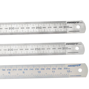 <span class=keywords><strong>Regla</strong></span> <span class=keywords><strong>de</strong></span> <span class=keywords><strong>acero</strong></span> grabado en tienda <span class=keywords><strong>de</strong></span> Máquinas-300mm mate antideslumbrante con graduaciones finas - Product Image 4